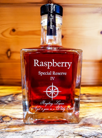 whisky barrel aged raspberry liqueur